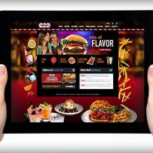 effective restaurant chain website
