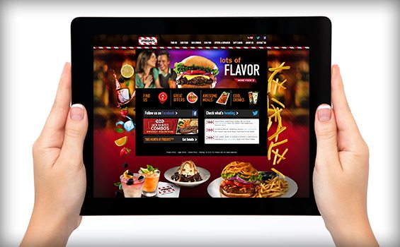 effective restaurant chain website