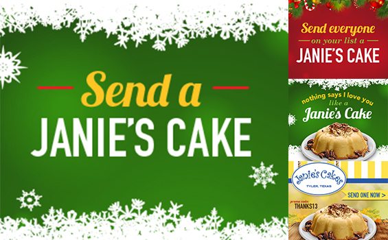integrated digital strategy for Janie's Cakes