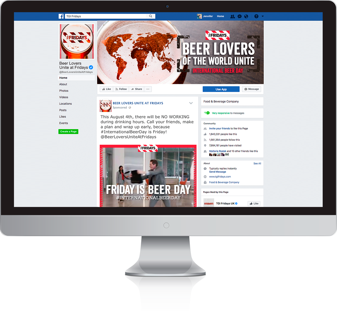 International Beer Day promotion - Agency Creative advertising agency Dallas TX
