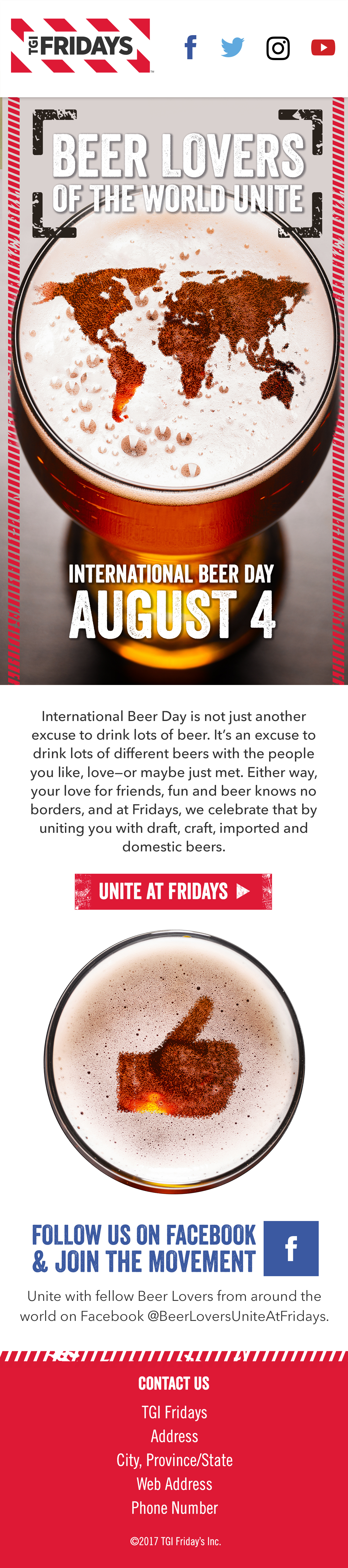 International Beer Day promotion - Agency Creative advertising agency Dallas TX