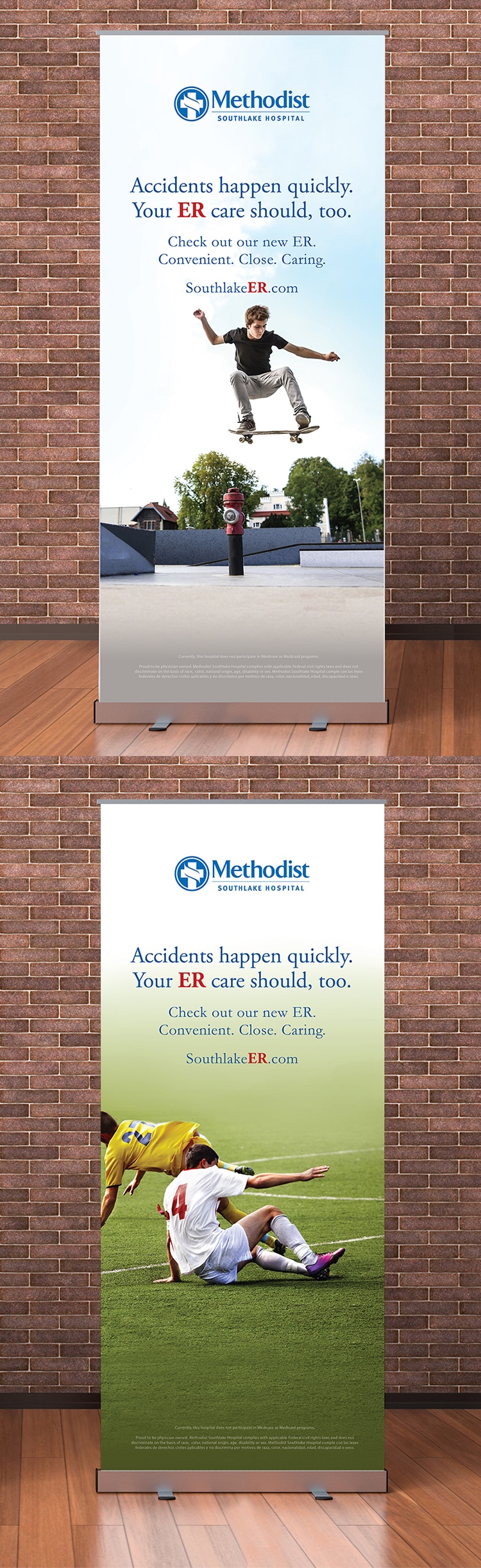 methodist-poster-mobile Methodist ER - healthcare marketing - Agency Creative Dallas