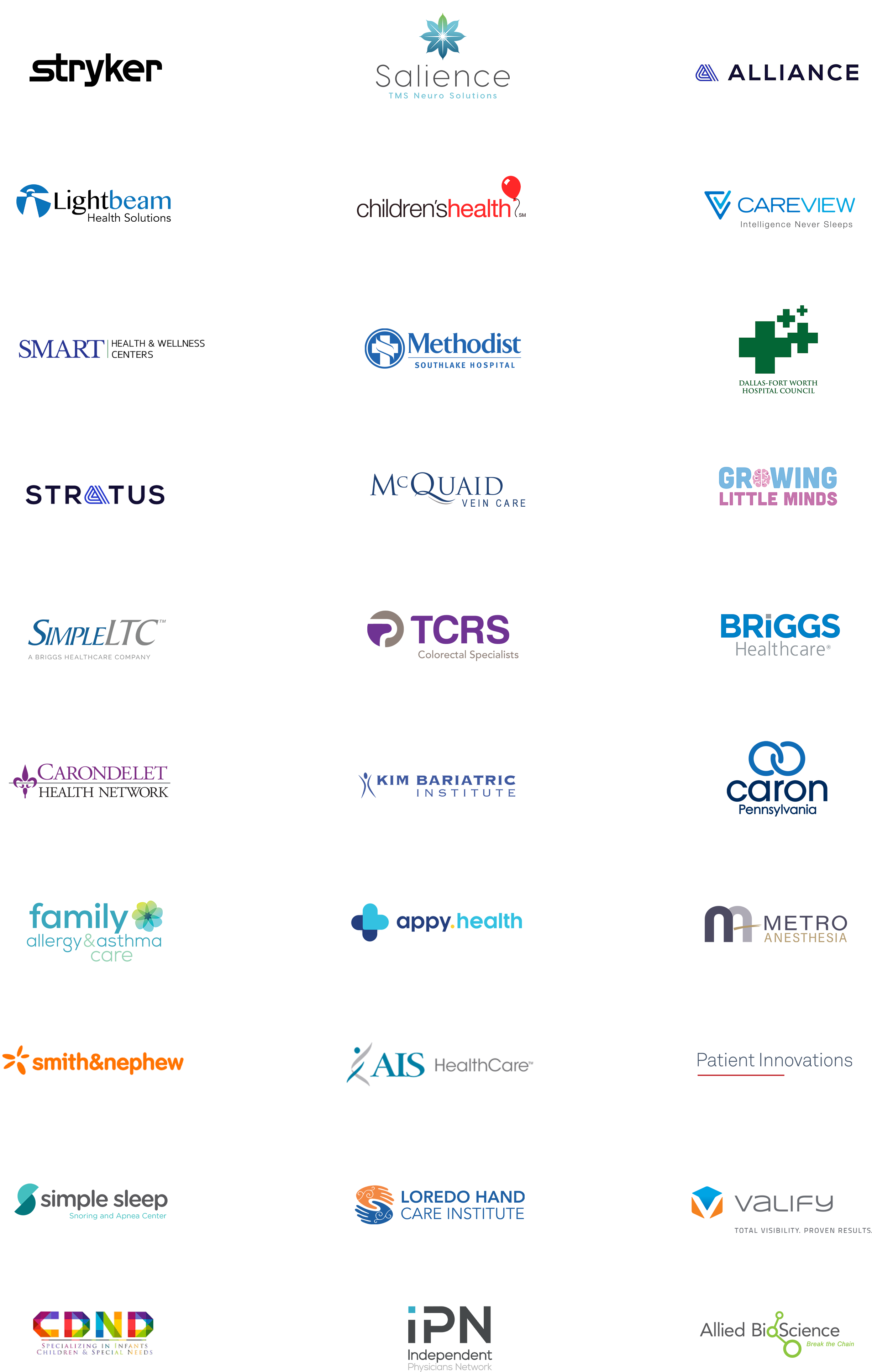 Healthcare logos - Agency Creative