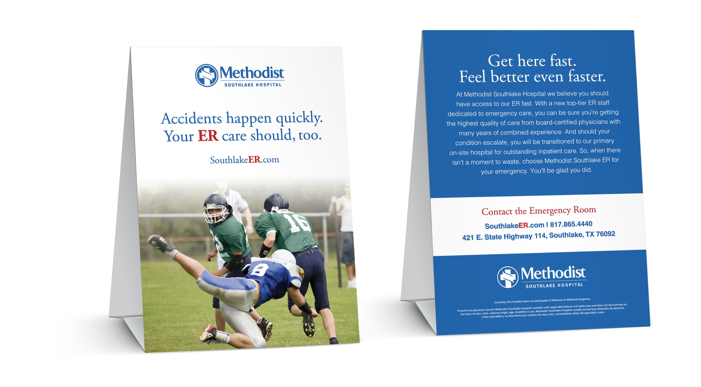tabletentmockup_methodist-2 Hospital Marketing Case Study - Methodist Southlake Hospital - Agency Creative Dallas