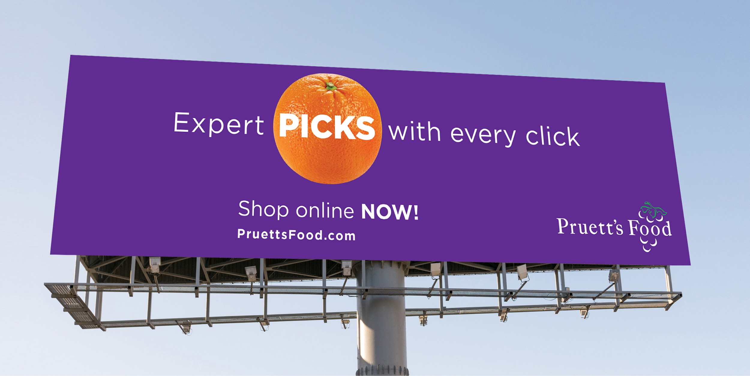 Pruitt's Food Grocery Store Outdoor Advertising