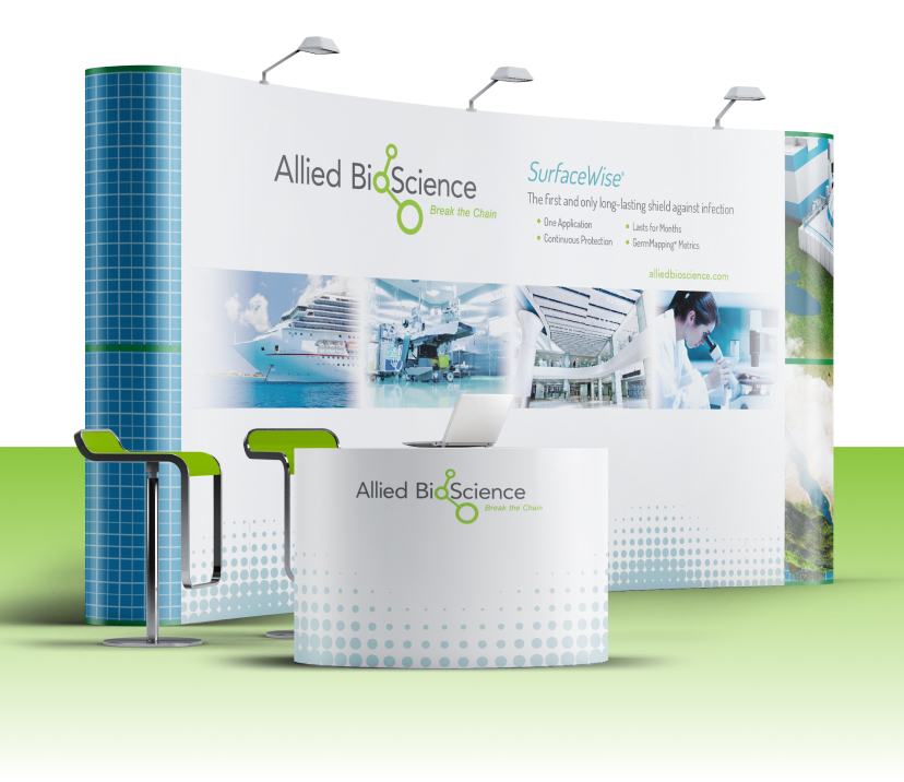 group-6 Allied BioScience biotech tradeshow booth