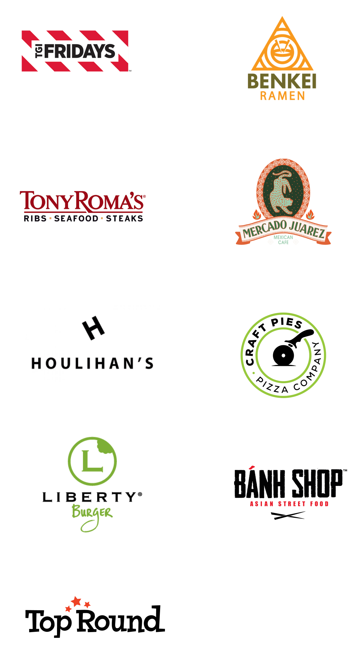 Restaurant logos - AC Clients
