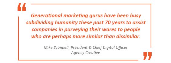 Generational marketing gurus have been busy subdividing humanity for 70+ years to help companies forecast trends and sell their wares.