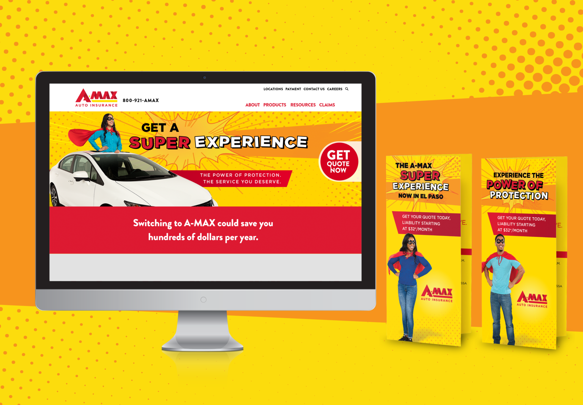 insurance marketing - insurance marketing case study - auto insurance marketing - AMAX – Agency Creative
