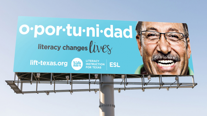 lift_ooh_mockupa Improving Adult Literacy: Agency Creative & LIFT Texas team up in Big D