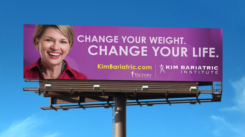 outdoor Kim Bariatric Institute Marketing - Agency Creative Dallas TX